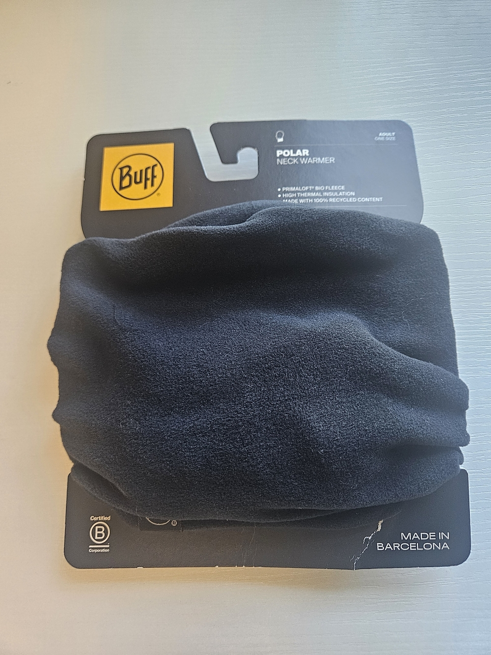 Buff Polar Neck Warmer - Black